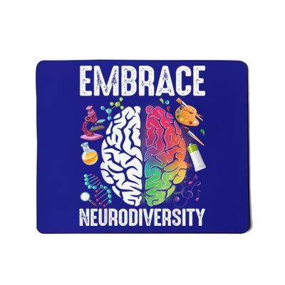 Embrace Neurodiversity Autism Awareness ASD  Wo kid Mousepad