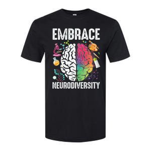 Embrace Neurodiversity Autism Awareness ASD  Wo kid Softstyle CVC T-Shirt