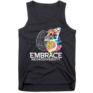 Embrace Neurodiversity adhd awareness Tank Top