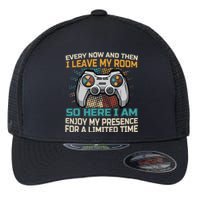 Every Now And Then I Leave My Room Funny Gaming Gamer Gift Flexfit Unipanel Trucker Cap