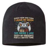 Every Now And Then I Leave My Room Funny Gaming Gamer Gift Sustainable Beanie