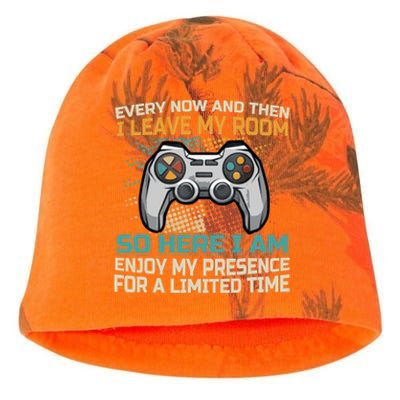 Every Now And Then I Leave My Room Funny Gaming Gamer Gift Kati - Camo Knit Beanie