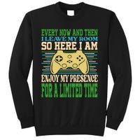 Every Now And Then I Leave My Room Gaming Funny Gamers Sweatshirt