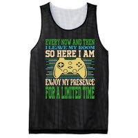 Every Now And Then I Leave My Room Gaming Funny Gamers Mesh Reversible Basketball Jersey Tank