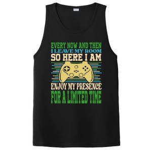 Every Now And Then I Leave My Room Gaming Funny Gamers PosiCharge Competitor Tank