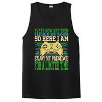 Every Now And Then I Leave My Room Gaming Funny Gamers PosiCharge Competitor Tank