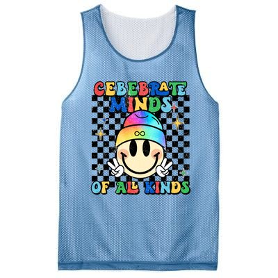 Embrace Neurodiversity Autism Awareness ASD Mesh Reversible Basketball Jersey Tank