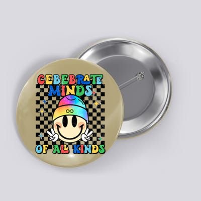 Embrace Neurodiversity Autism Awareness ASD Button