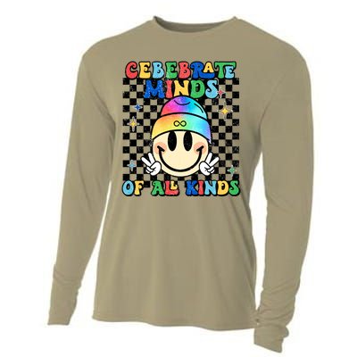 Embrace Neurodiversity Autism Awareness ASD Cooling Performance Long Sleeve Crew