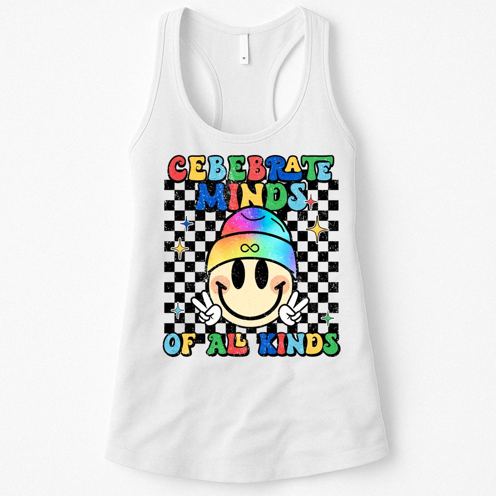 Embrace Neurodiversity Autism Awareness ASD Womens Tank Top