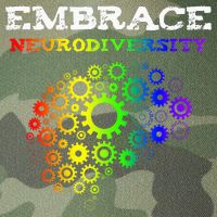 Embrace Neurodiversity Autism ADHD Rainbow Brain Screws Legacy Tie Dye Trucker Hat