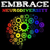 Embrace Neurodiversity Autism ADHD Rainbow Brain Screws Flat Bill Trucker Hat