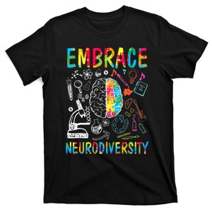 Embrace Neurodiversity Autism Awareness ASD T-Shirt