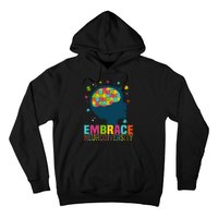 Embrace Neurodiversity Autism Awareness ASD Neurodiversity Hoodie