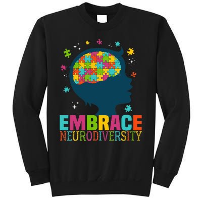 Embrace Neurodiversity Autism Awareness ASD Neurodiversity Sweatshirt