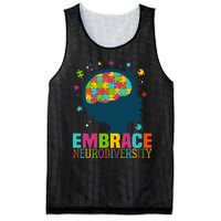 Embrace Neurodiversity Autism Awareness ASD Neurodiversity Mesh Reversible Basketball Jersey Tank