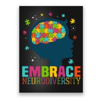 Embrace Neurodiversity Autism Awareness ASD Neurodiversity Poster