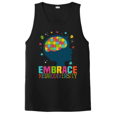 Embrace Neurodiversity Autism Awareness ASD Neurodiversity PosiCharge Competitor Tank