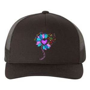 Embrace Neurodiversity Autism Awareness ASD ADHD Yupoong Adult 5-Panel Trucker Hat