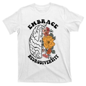 Embrace Neurodiversity Autism ASD Awareness T-Shirt