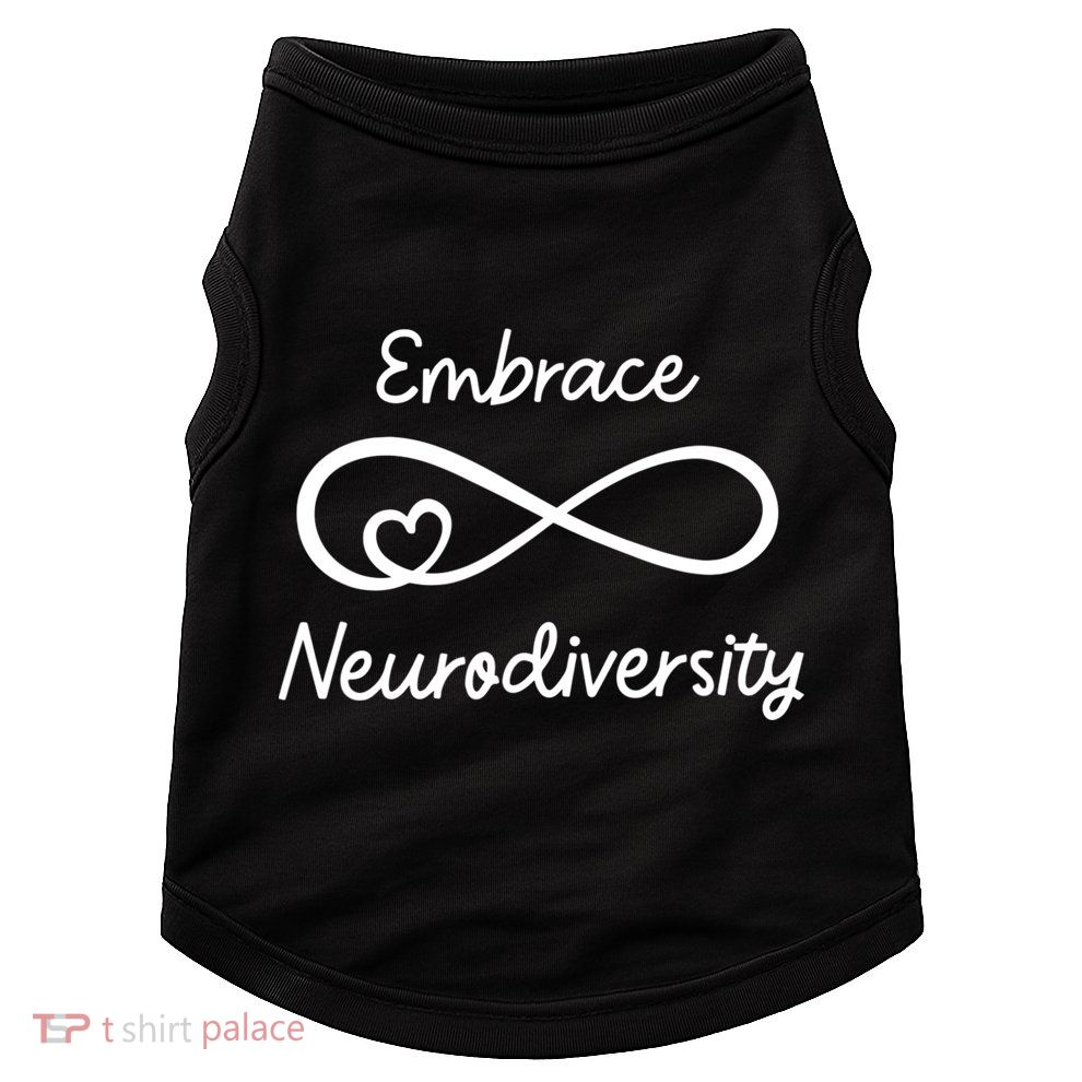 Embrace Neurodiversity Autism Awareness Teacher Mom Doggie Tank