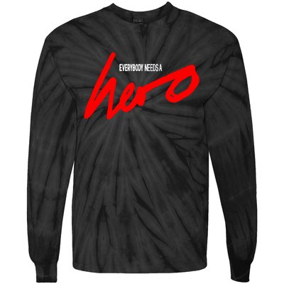 Everybody Needs A Hero Album Tie-Dye Long Sleeve Shirt