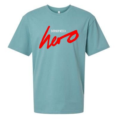 Everybody Needs A Hero Album Sueded Cloud Jersey T-Shirt