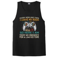 Every Now And Then I Leave My Room Funny Gaming PosiCharge Competitor Tank