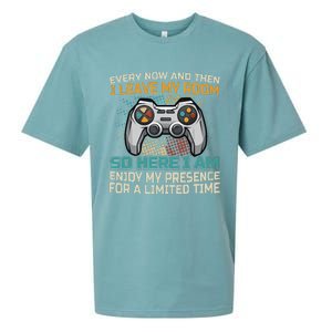 Every Now And Then I Leave My Room Funny Gaming Sueded Cloud Jersey T-Shirt