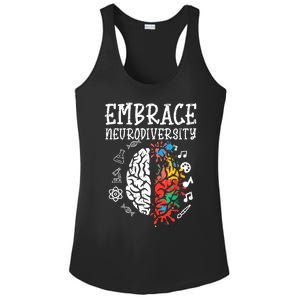 Embrace Neurodiversity Autism Awareness Asd Women Ladies PosiCharge Competitor Racerback Tank