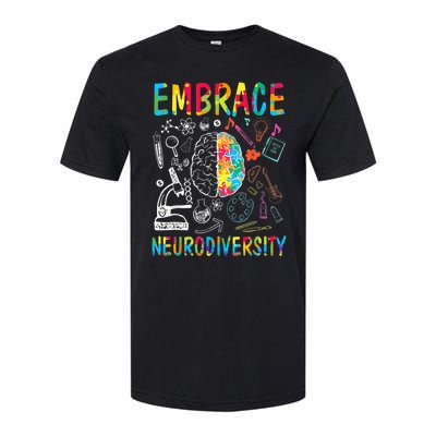 Embrace Neurodiversity Autism Awareness ASD  Wo kid Softstyle CVC T-Shirt