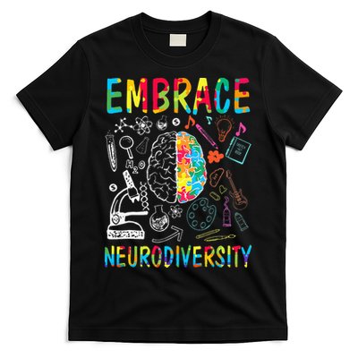 Embrace Neurodiversity Autism Awareness ASD T-Shirt