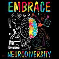 Embrace Neurodiversity Autism Awareness ASD Flatbill Hat