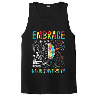 Embrace Neurodiversity Autism Awareness ASD PosiCharge Competitor Tank