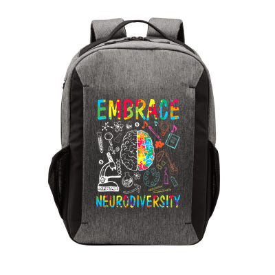 Embrace Neurodiversity Autism Awareness ASD Vector Backpack