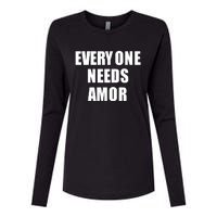 Everyone Needs Amor Womens Cotton Relaxed Long Sleeve T-Shirt