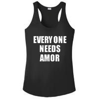 Everyone Needs Amor Ladies PosiCharge Competitor Racerback Tank