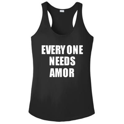 Everyone Needs Amor Ladies PosiCharge Competitor Racerback Tank