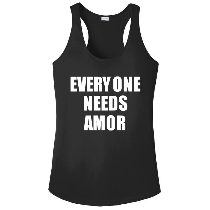 Everyone Needs Amor Ladies PosiCharge Competitor Racerback Tank