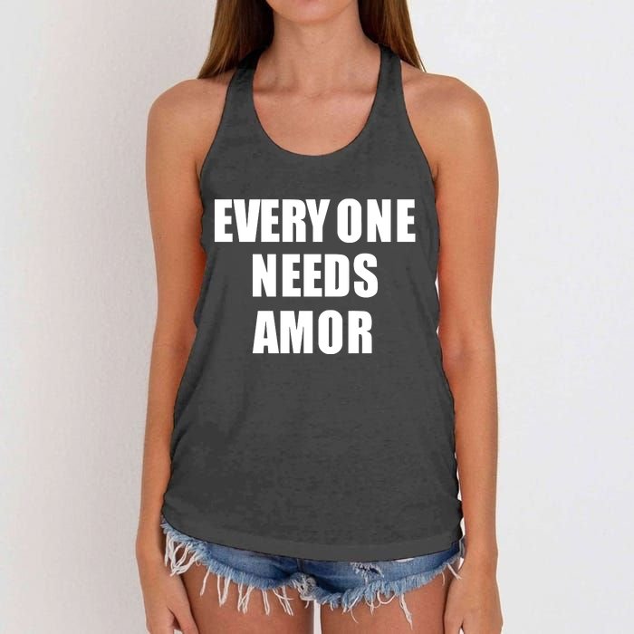 Everyone Needs Amor Women's Knotted Racerback Tank