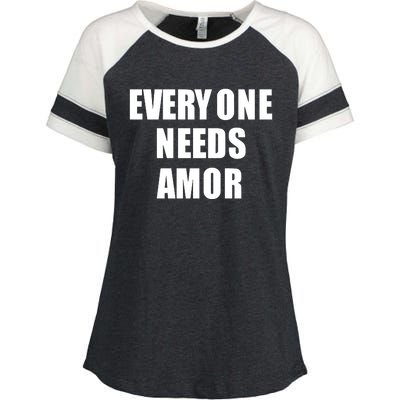 Everyone Needs Amor Enza Ladies Jersey Colorblock Tee