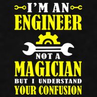Engineer Not A Magician But I Understand Your Confusion Ladies PosiCharge Tri-Blend Wicking Tank