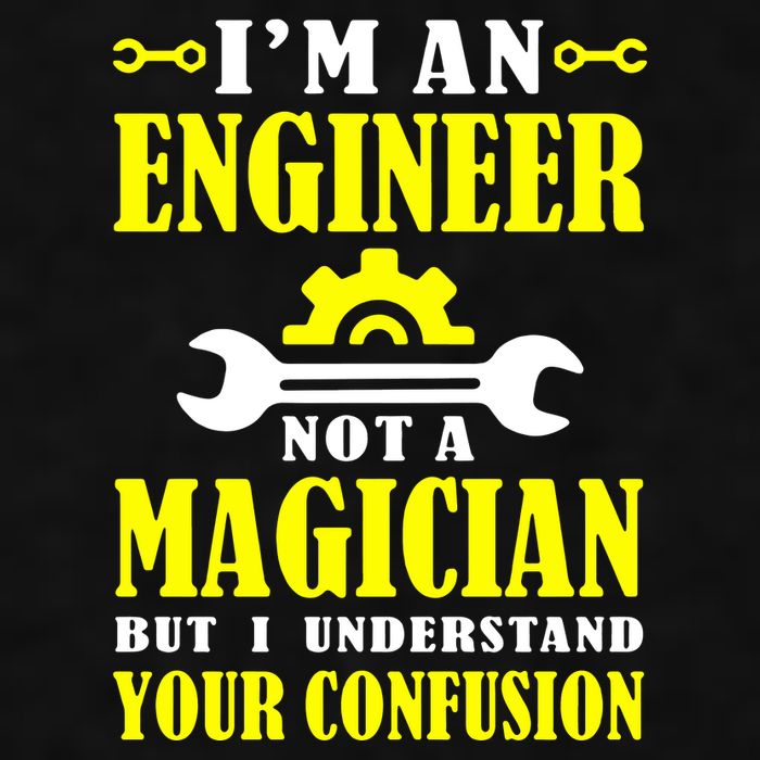 Engineer Not A Magician But I Understand Your Confusion Ladies PosiCharge Tri-Blend Wicking Tank