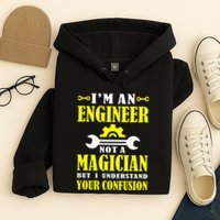 Engineer Not A Magician But I Understand Your Confusion Hoodie