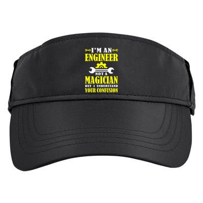 Engineer Not A Magician But I Understand Your Confusion Adult Drive Performance Visor