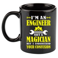 Engineer Not A Magician But I Understand Your Confusion 11oz C Handle Ceramic Mug