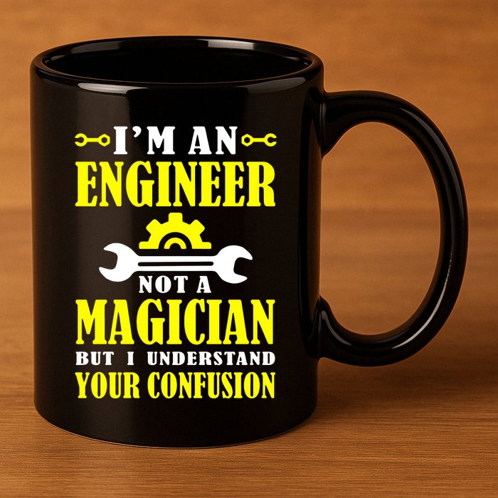 Engineer Not A Magician But I Understand Your Confusion 11oz C Handle Ceramic Mug