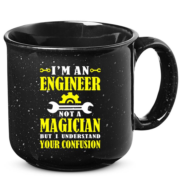 Engineer Not A Magician But I Understand Your Confusion 15oz Campfire Ceramic Mug