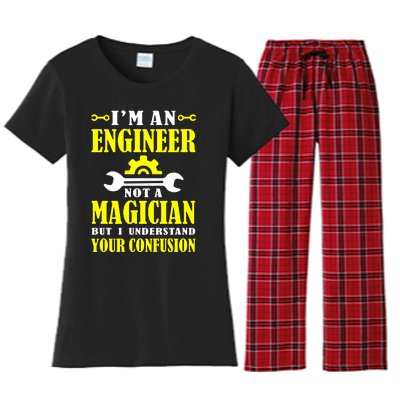 Engineer Not A Magician But I Understand Your Confusion Women's Flannel Pajama Set