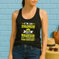 Engineer Not A Magician But I Understand Your Confusion Womens Tank Top